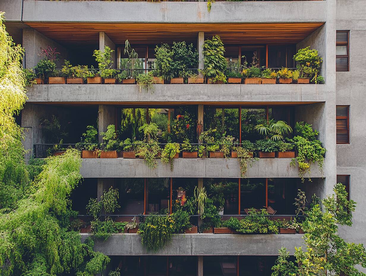 Moderner Bau mit grüner Fassade - Symbol für nachhaltiges Bauen und energieeffiziente Architektur in Lingen
