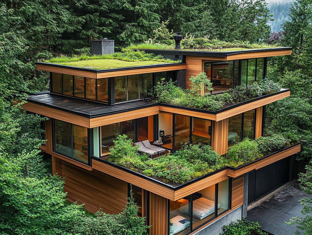 Moderner Bau mit grüner Fassade - Symbol für nachhaltiges Bauen und energieeffiziente Architektur in Lingen